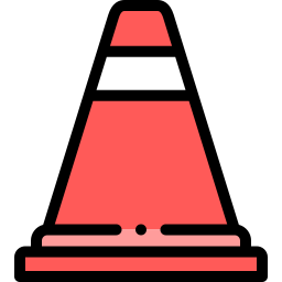 Traffic cone icon