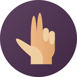 Two fingers icon