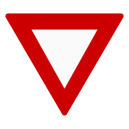 Give way icon