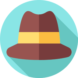 Шляпа fedora иконка