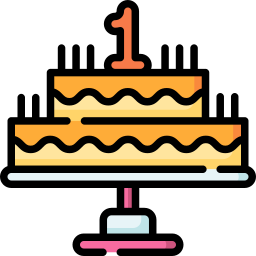 Birthday cake icon