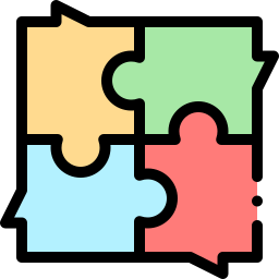 Puzzle pieces icon