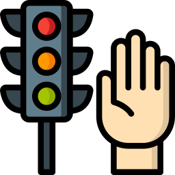 Traffic lights icon