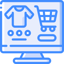 Online shopping icon