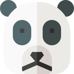 miś panda ikona