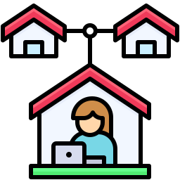 Work from home icon