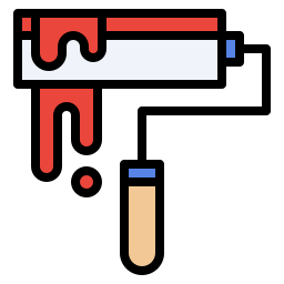 Малярный валик иконка
