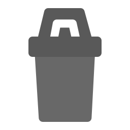 Trash bin icon