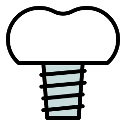 Dental implant icon