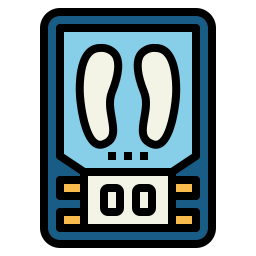 Weight scale icon