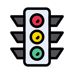 Traffic sign icon