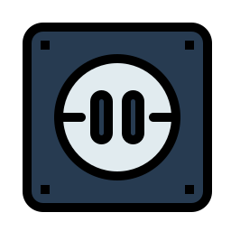 Electric socket icon