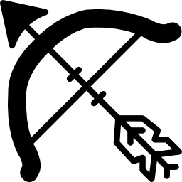 Bow and arrow icon