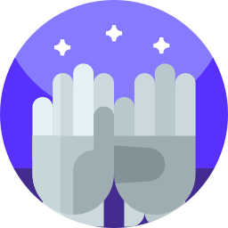 Golf gloves icon