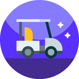 Golf cart icon