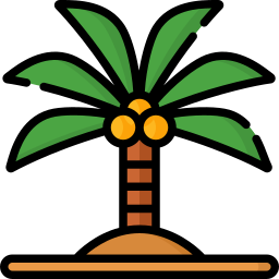 Coconut tree icon