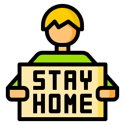 Stay at home icon