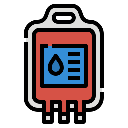 une poche de sang Icône