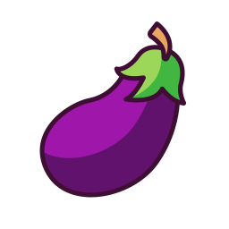 aubergine Icône