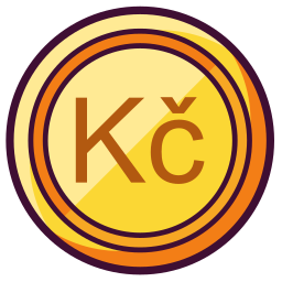 tschechische krone icon