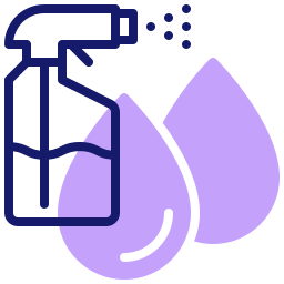 Cleaning spray icon