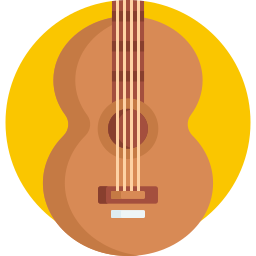 guitare acoustique Icône