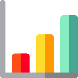 graphique à barres Icône