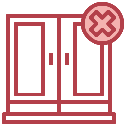 Close doors icon