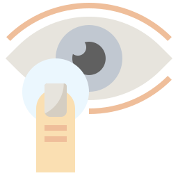 Contact lens icon