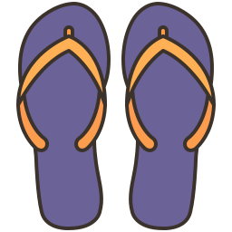 Flip flops icon