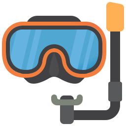 Diving goggles icon