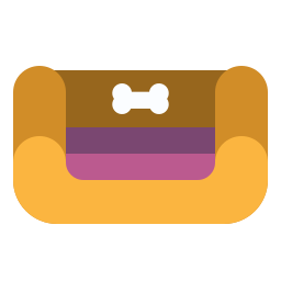 Pet bed icon