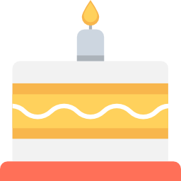 Birthday cake icon