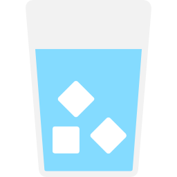 Glass of water icon