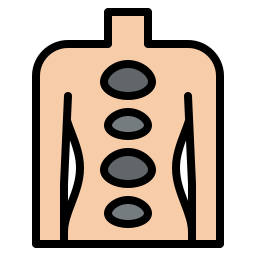 Hot stone icon