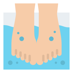 spa pour les pieds Icône