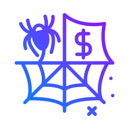 Spider web icon