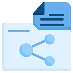 condivisione di file icona