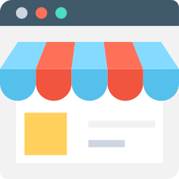 Online shop icon