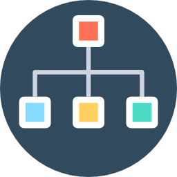 hierarchische struktur icon