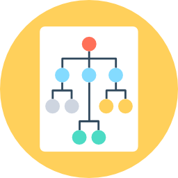 hierarchische struktur icon