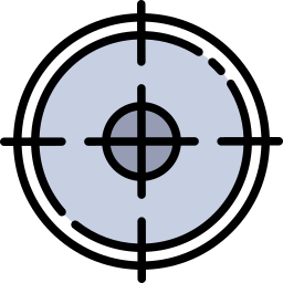 Circular target icon