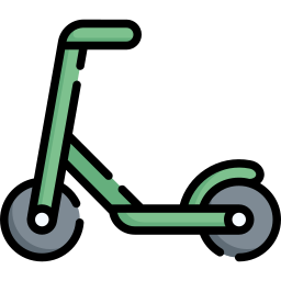 Kick scooter icon