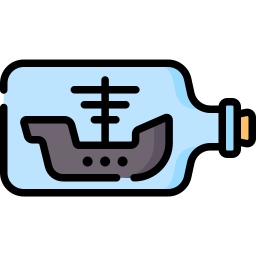 Ship in a bottle icon