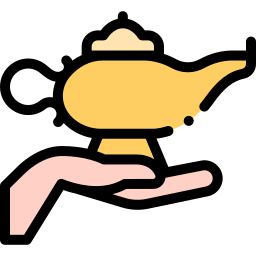 Magic lamp icon