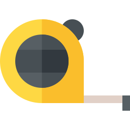 Measuring tape icon