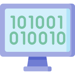 Binary code icon