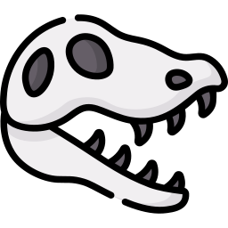 Dinosaur skull icon