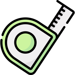 Measuring tape icon