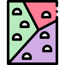 Climbing wall icon